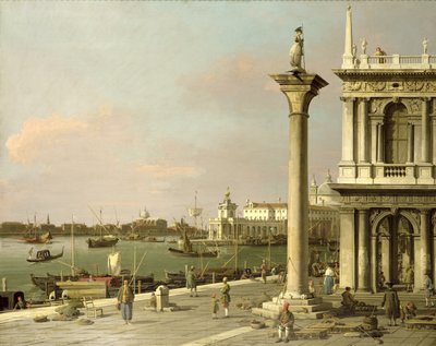 View of The Entrance to the Grand Canal from the Piazzetta by Giovanni Antonio Canal